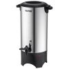 VEVOR Commercial Coffee Urn, 50 Cups Stainless Steel Large Coffee Dispenser, 1000W 110V Electric Coffee Maker Urn For Quick Brewing