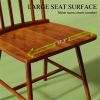 A set of four dining chairs, kitchen chair, wooden chair, armchair, light brown