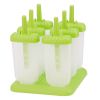 6Pcs Popsicle Molds Reusable Ice Cream DIY Ice Pop Maker Ice Bar Maker Plastic Popsicle Mold For Homemade Iced Snacks